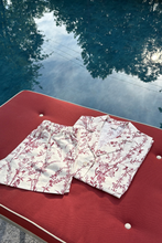 ANDRE FLOWER MEADOW SHIRT - CHERRY