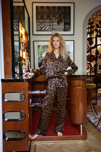 PHOEBE LEO SILK PYJAMA SET CARAMEL