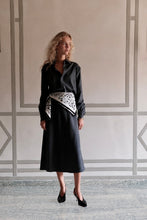 ELEANOR SKIRT WOOL FLANNEL SLATE