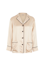 EVA SILK PYJAMA SET ROSY LATTE