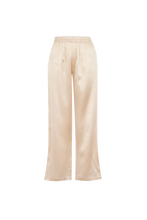 EVA SILK PYJAMA SET ROSY LATTE