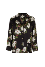 EVA SILK PYJAMA SET NOCTURNAL MAGNOLIA