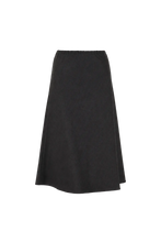 ELEANOR SKIRT WOOL FLANNEL SLATE
