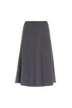 ELEANOR SKIRT WOOL FLANNEL SLATE