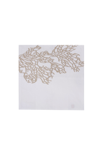 SET OF TWO BLOCK PRINTED LINEN PLACEMATS & NAPKINS