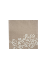 SET OF TWO BLOCK PRINTED LINEN PLACEMATS & NAPKINS