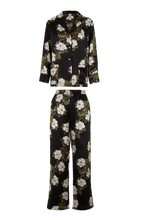 EVA SILK PYJAMA SET NOCTURNAL MAGNOLIA