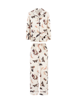 PHOEBE MERRY-GO-ROUND SILK PJ SET