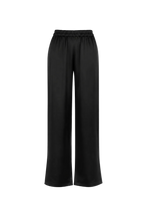 NICOLE SILK TROUSERS BLACK INK PRE-ORDER