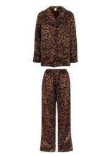 PHOEBE LEO SILK PYJAMA SET CARAMEL