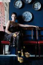 DORA LULLABY SILK MIDI SLIP DRESS