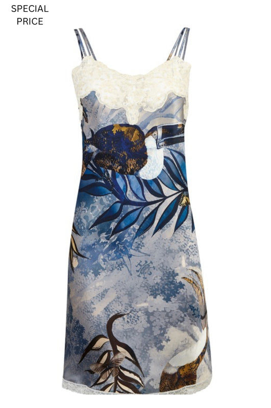 PARIS SILK SHORT SLIP DRESS