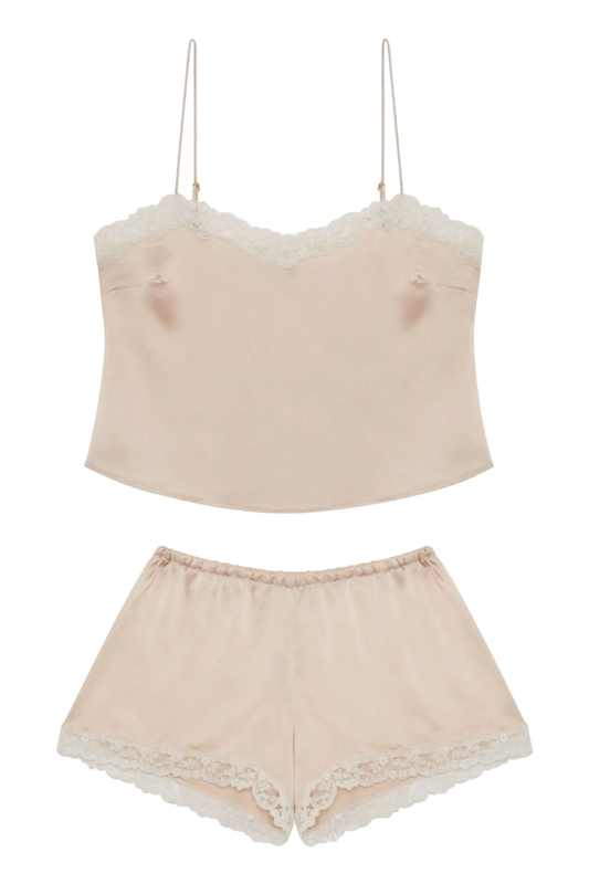 JACQUELINE SIGNATURE SILK CAMI SET
