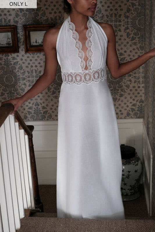 MARILYN COTTON LONG SLIP DRESS