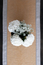 JACQUARD LINEN TABLE RUNNER