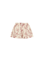 LIZ FLOWER MEADOW SHORTS - CHERRY