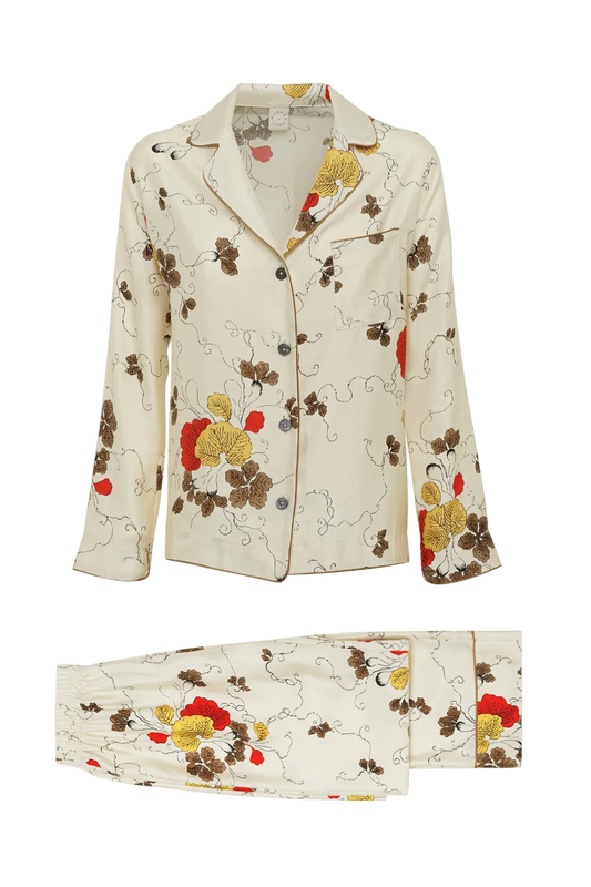 INES LULLABY SILK PYJAMA SET