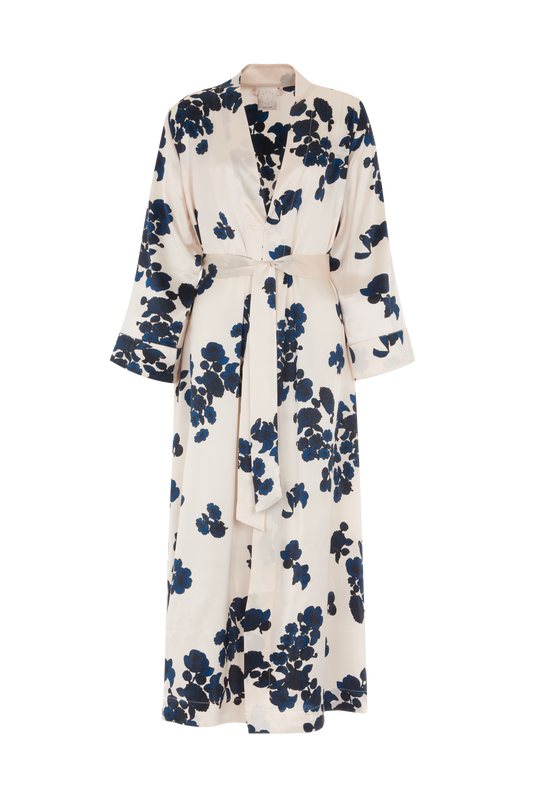 LUNA SILK ROBE MORNING GLOW