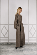 LUNA WOOL AND CASHMERE FLANNEL ROBE BEIGE PRE-ORDER