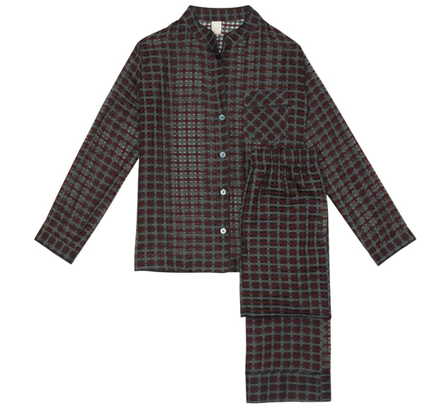 COTTON-SILK PYJAMA SHIRT -  Archive