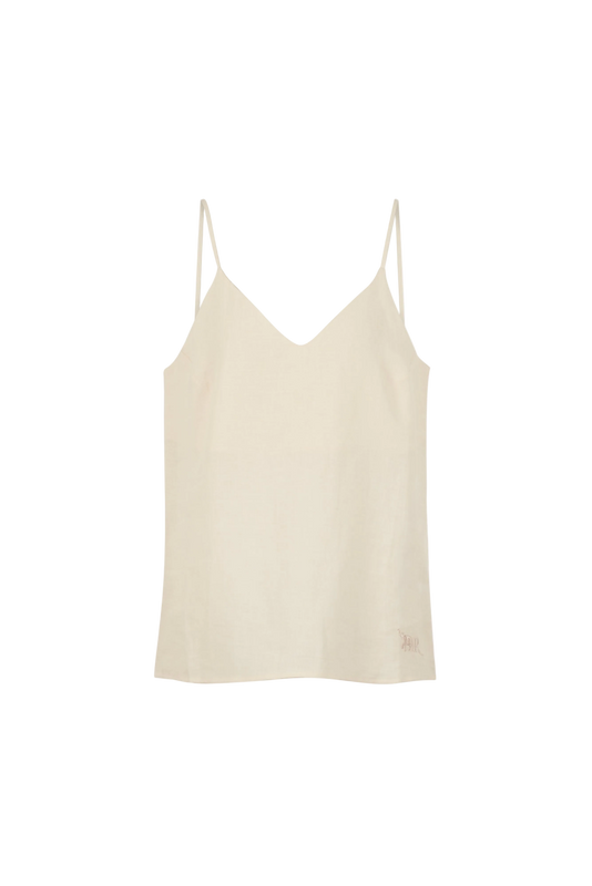 “RIVIERA FLORA” LINEN CAMI TOP