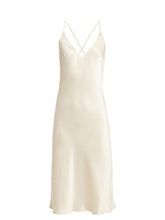 NICO SILK MIDI SLIP DRESS