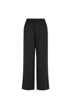 NICOLE WOOL FLANNEL TROUSERS SMOKE