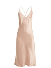NICO SILK MIDI SLIP DRESS