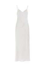 NYX MAXI CAMI SILK SLIP DRESS SNOW
