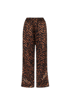 PHOEBE LEO SILK PYJAMA SET BROWN