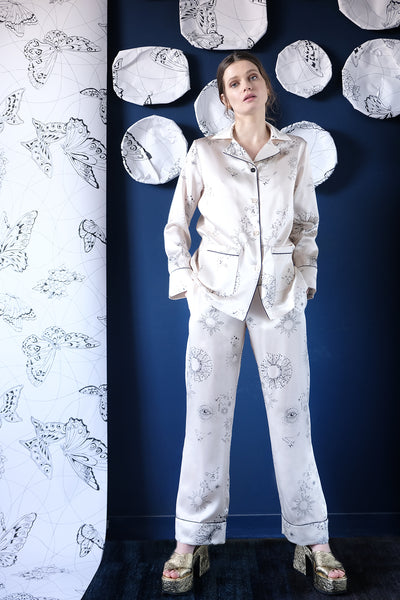 PHOEBE VOYAGE SILK PJ SET