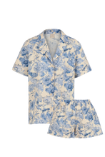 "RIVIERA FLORA" COTTON & LINEN PJ SET
