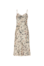 DORA MIMI SILK MIDI SLIP DRESS