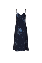 DORA LULLABY SILK MIDI SLIP DRESS