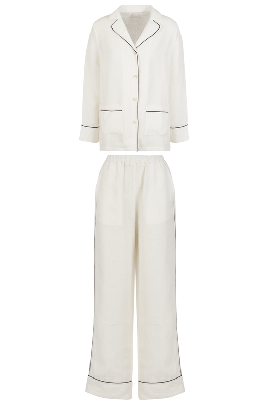PHOEBE LINEN PJ SET