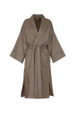 VIOLET SIGNATURE WOOL KIMONO