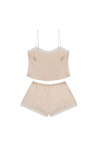 Luxurious 19-Momme Silk Jacqueline Camisole and Shorts Set