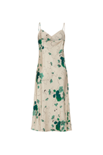 DORA LULLABY SILK MIDI SLIP DRESS