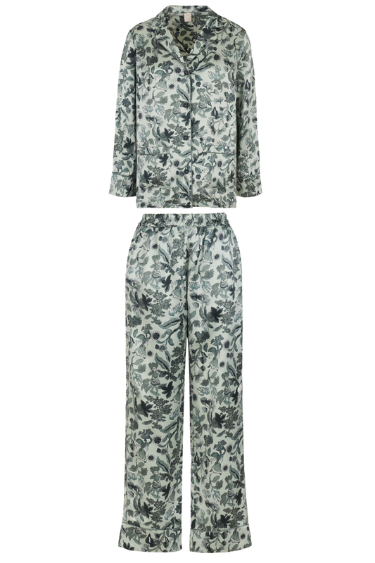 PHOEBE BASKET OF HOPE SILK PJ SET