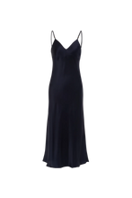 DORA SIGNATURE SILK MIDI SLIP DRESS