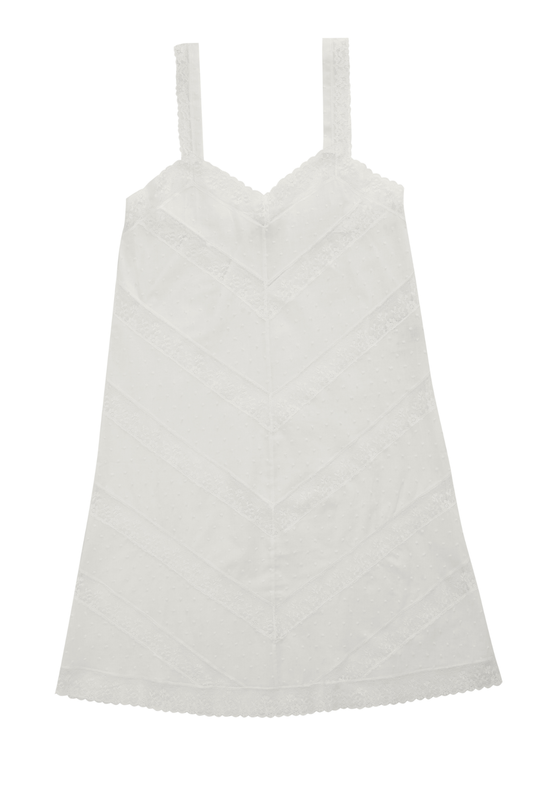 VENICE COTTON SHORT SLIP DRESS