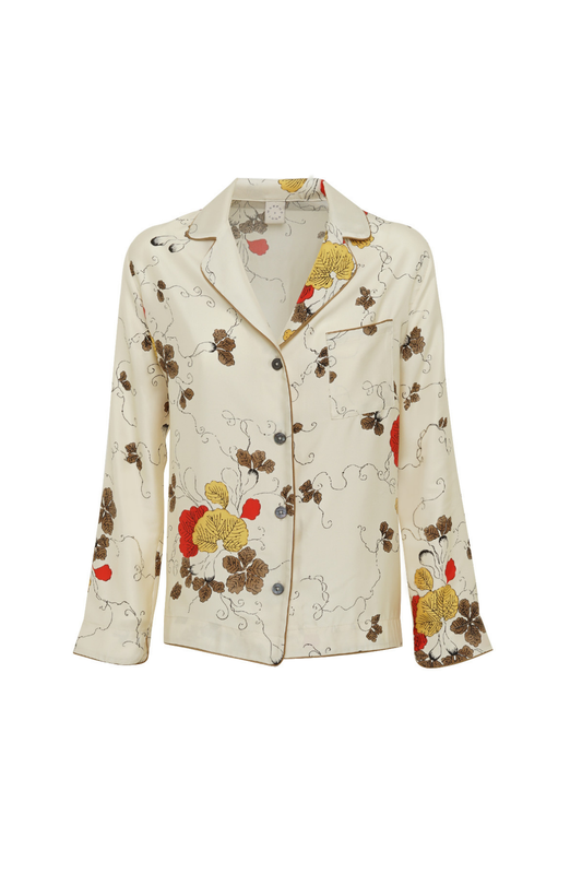 INES LULLABY SILK PYJAMA SET