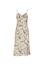 DORA MIMI SILK MIDI SLIP DRESS