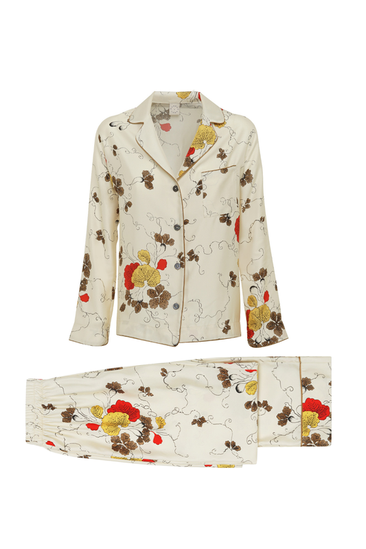 INES LULLABY SILK PYJAMA SET