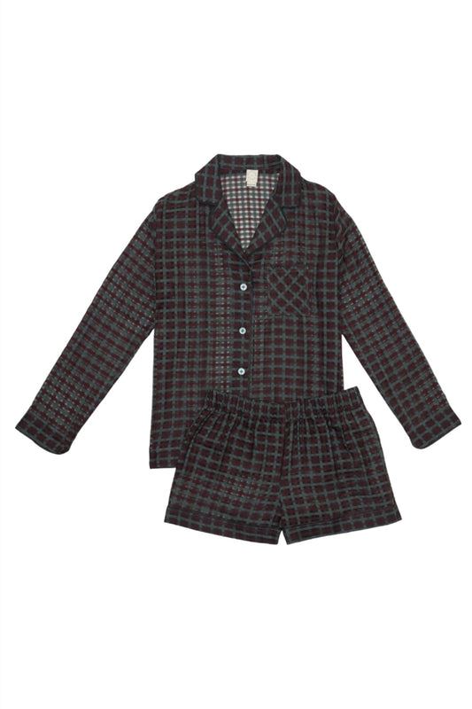 CARA COTTON SILK PYJAMA SET -  Archive