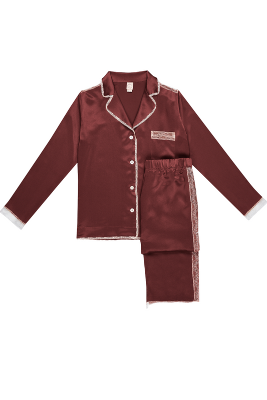 INES SILK PYJAMA SET - Archive