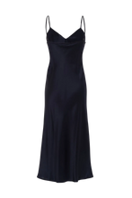 DORA SIGNATURE SILK MIDI SLIP DRESS