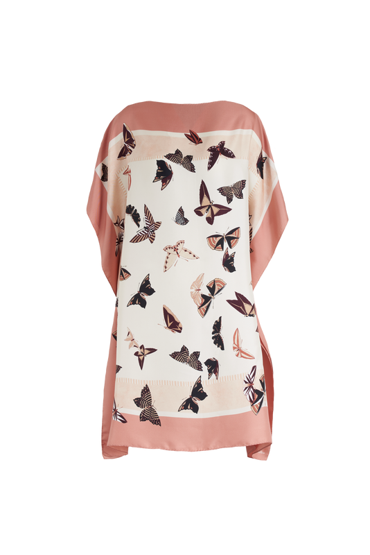 CARRÉ MERRY-GO-ROUND SILK DRESS