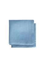 SET OF TWO JACQUARD LINEN NAPKINS