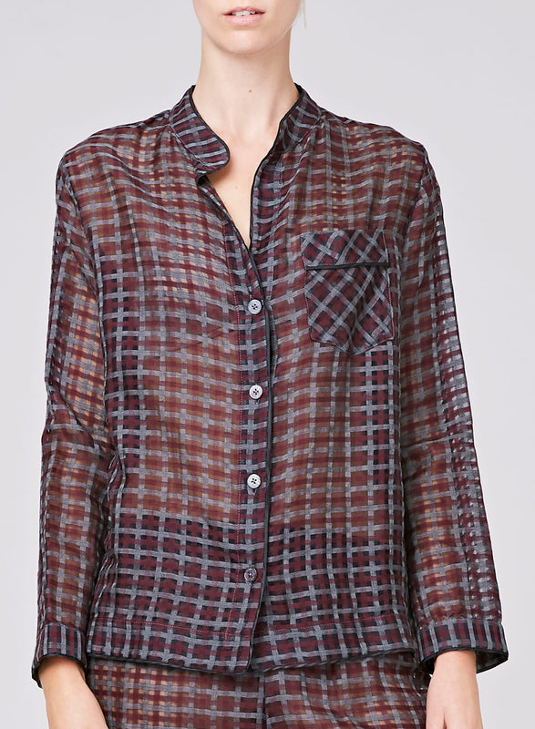 COTTON-SILK PYJAMA SHIRT -  Archive